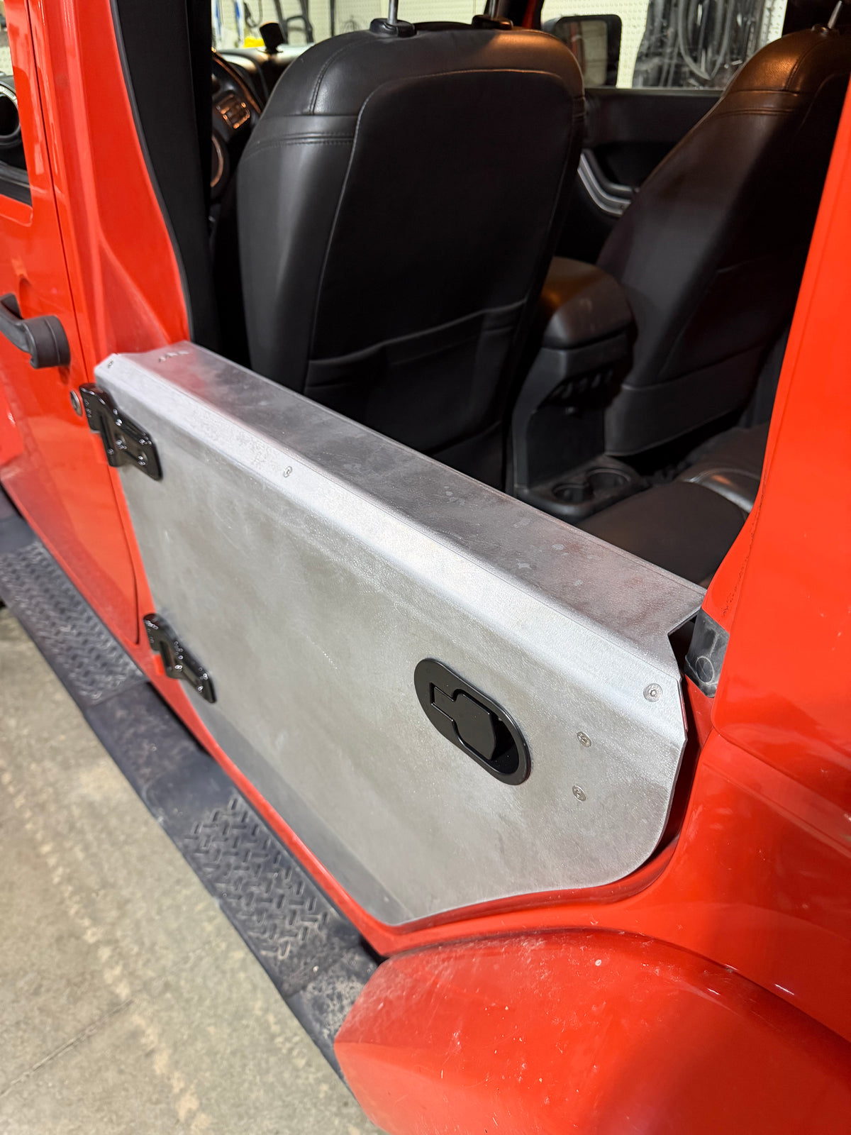 2007-2018 Jeep JK Aluminum Rear Half Doors - Pair
