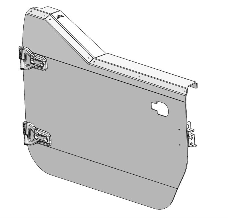 2007-2018 Jeep JK Aluminum Half Doors