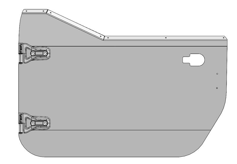 2007-2018 Jeep JK Aluminum Half Doors