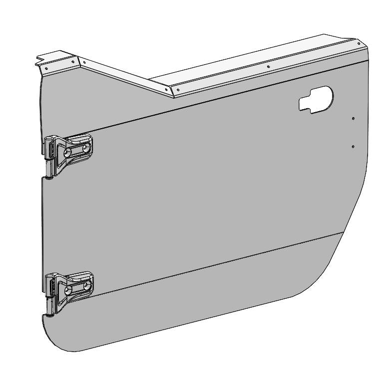 2007-2018 Jeep JK Aluminum Half Doors
