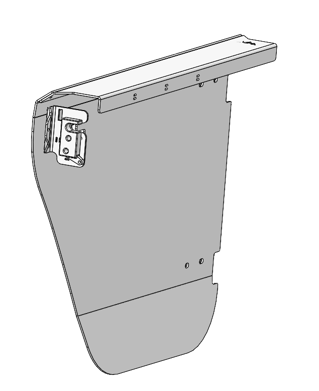 2007-2018 Jeep JK Aluminum Rear Half Doors - Pair